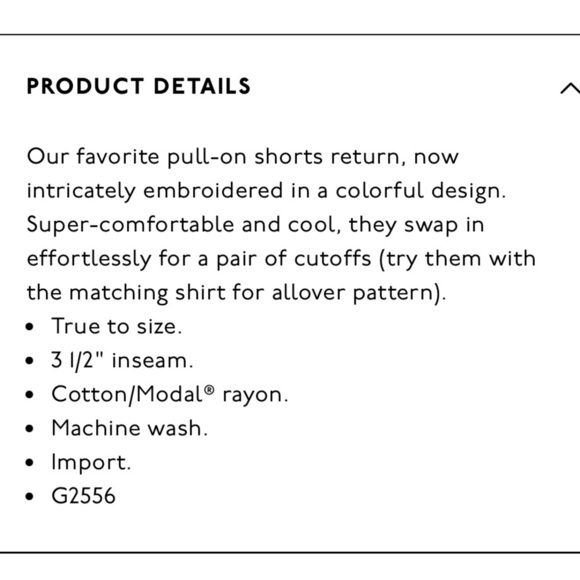 Madewell Embroidered Springtime Pull On Shorts - Picture 5 of 10